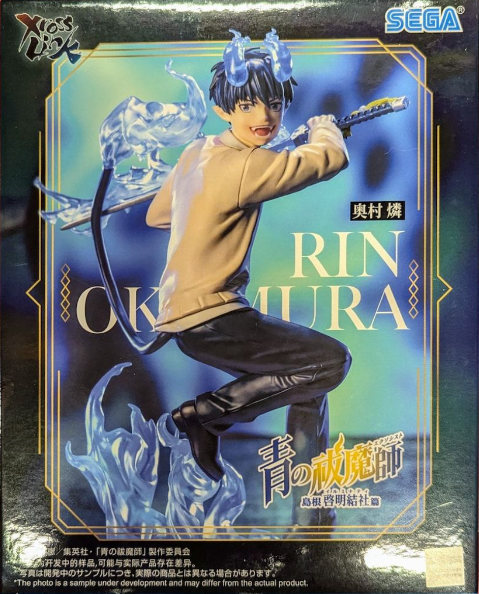 Blue Exorcist Shimane Chapter Xross Link Figure Rin Okumura JAPAN SEGA