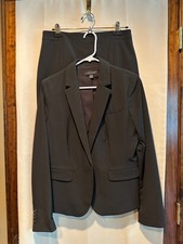 Ann Taylor Black 2 Piece Suit  Blazer  Pencil Skirt