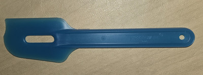 TUPPERWARE PADDLE SPATULA SHEER BLUISH GREEN TINY TREASURES PARTY GIVEAWAY