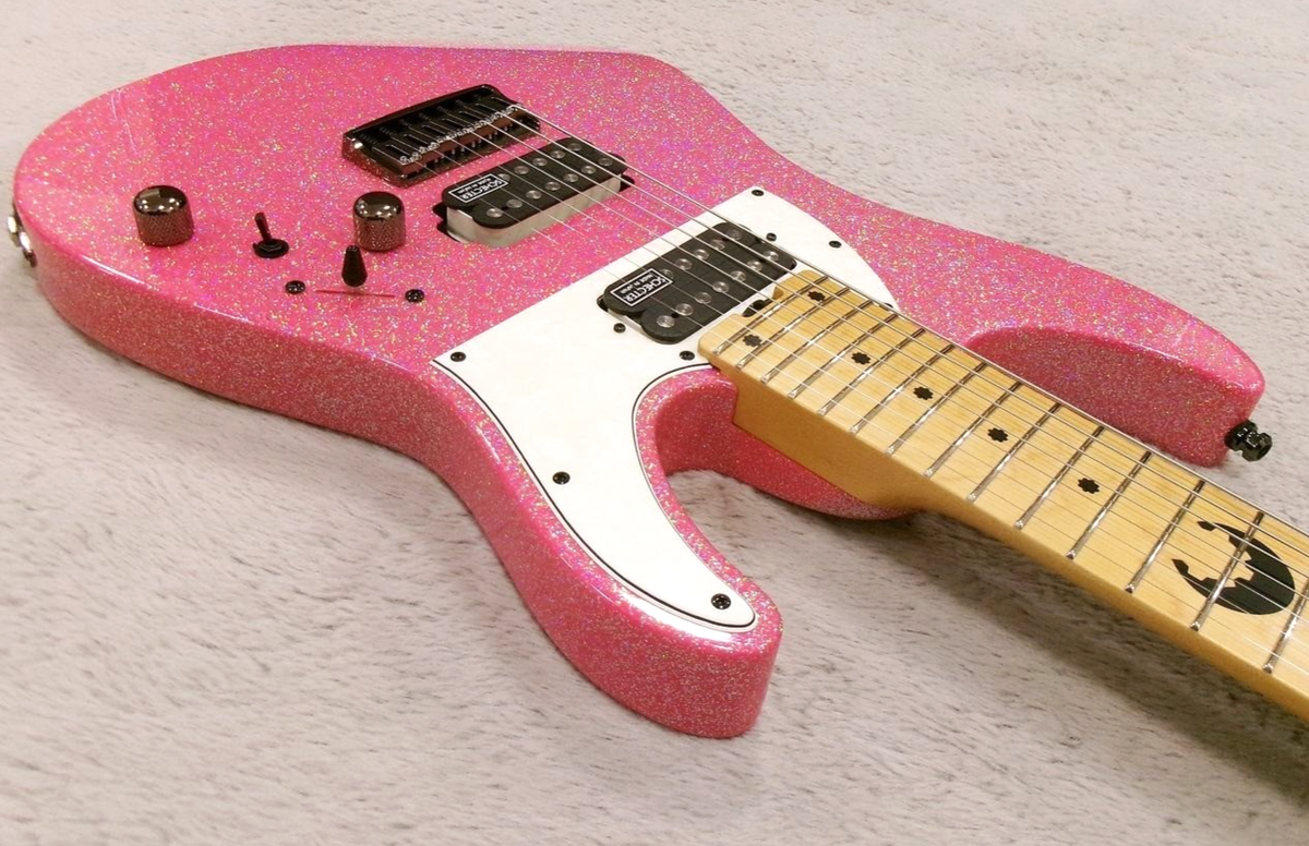 SCHECTER AC-EX-7-AveMujica BanG Dream! Wakaba Mutsumi 7-string