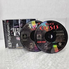 Resident Evil 3 Nemesis Sony PlayStation 1 Complete CIB + Dino Crisis Demo Disc