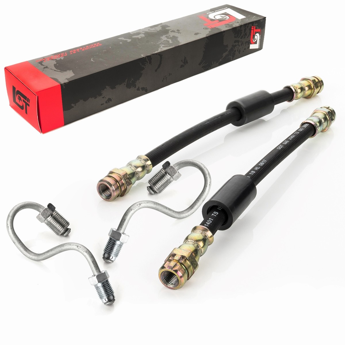 2x Brake Hose Brake Line Brake Pipe Set Rear for VW Beetle 5C 2012-2019
