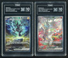 2025 Pokemon Black Bolt  & White Flare Zekrom/Reshiram ex SIR TAG 10 SET