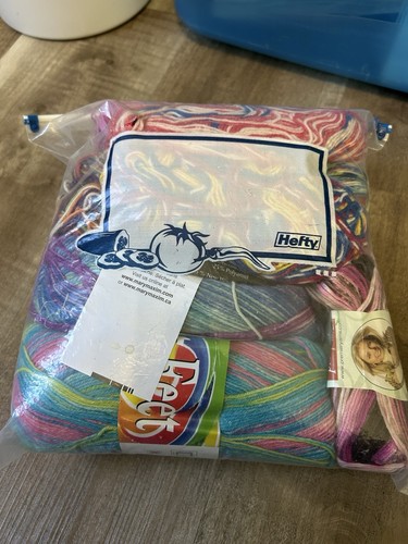 540 gram Bag Sock Yarn Scraps A Few Full Skeins - Picture 5 of 7
