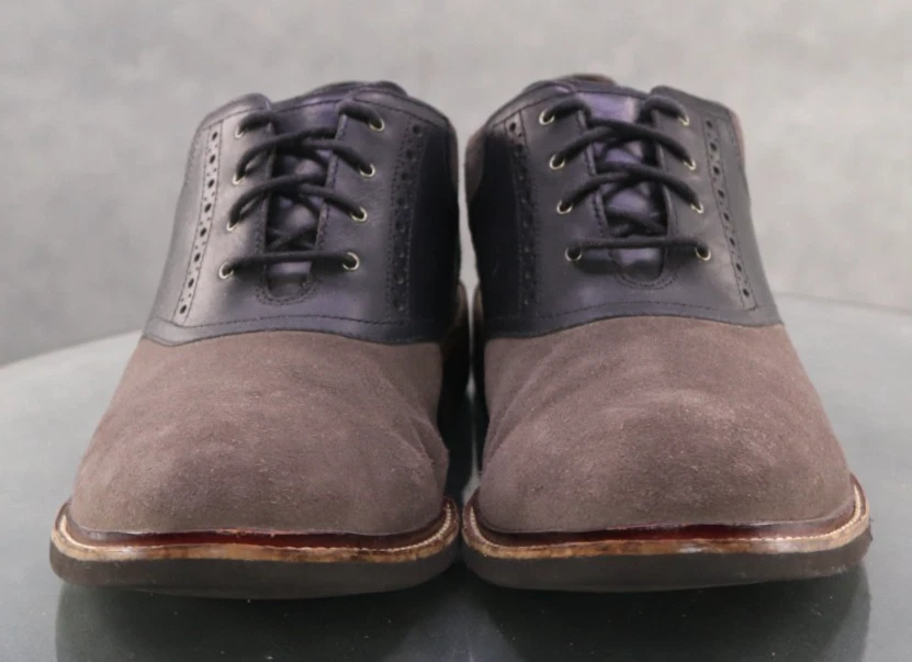 Cole Haan Franklin Two Tone Men's Oxfords Dress Shoes Size 13 M Leather Gray - Image 3 of 4