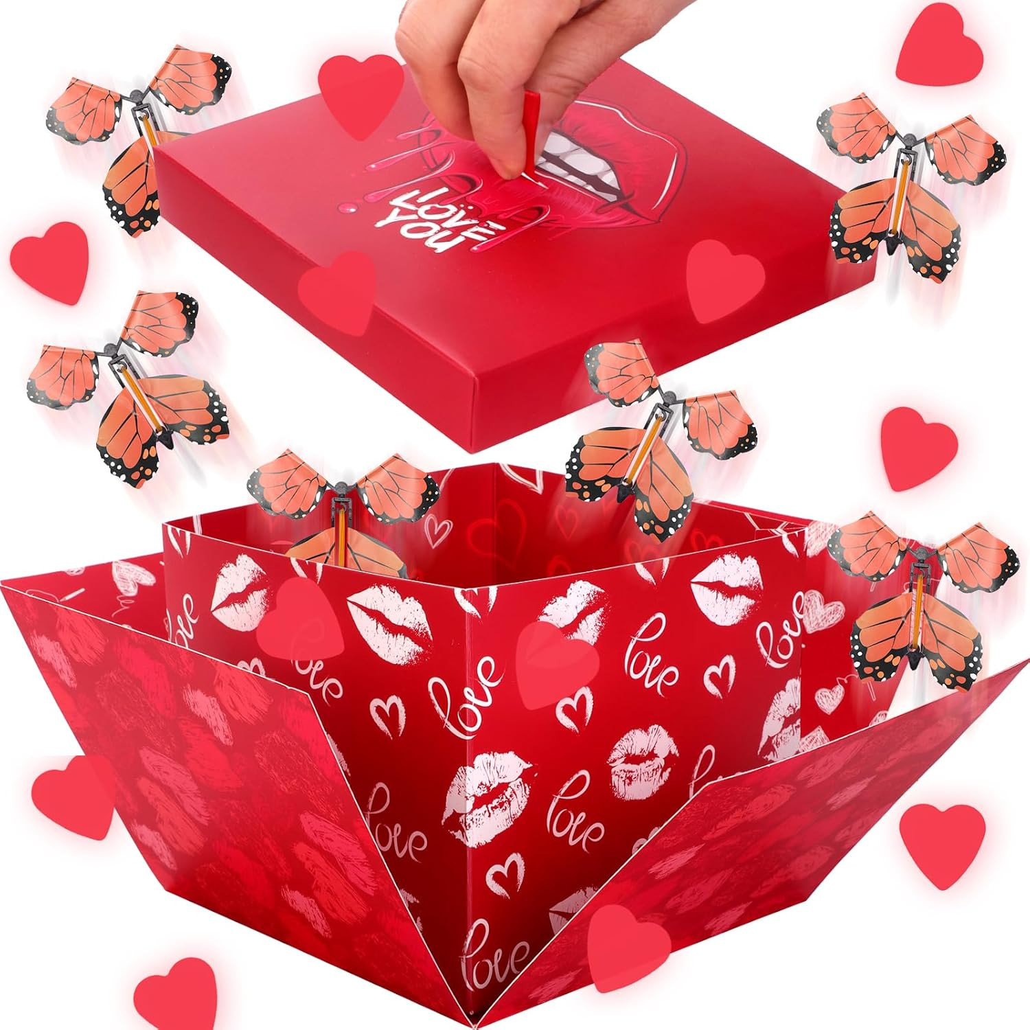 With Lid, Diy Unique Exploding Surprise Love...