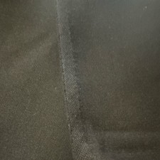 Pendleton Wool Fabric Lightweight Twill pattern Solid Black 100% Wool