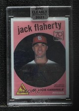 2021 Clearly Authentic 70 Years of Topps Baseball Jack Flaherty Auto i0u
