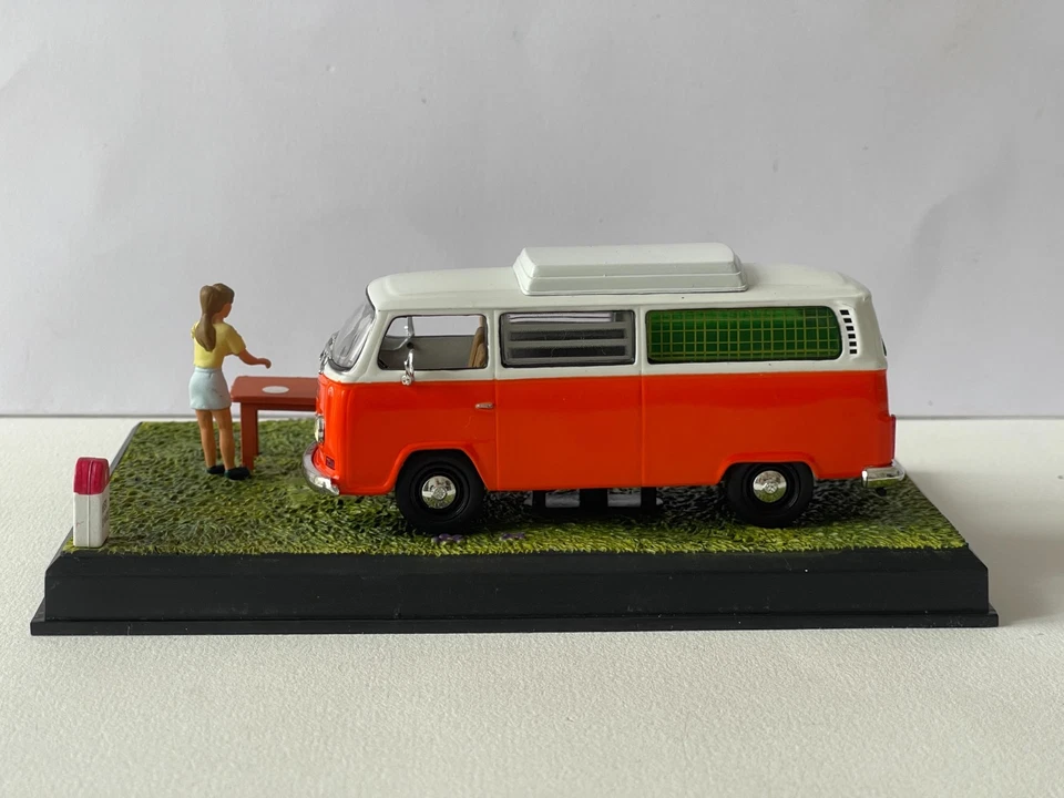 ALTAYA la route bleue 1/43 - Volkswagen Combi - le camping car - étape n°9 . - Photo 2/4