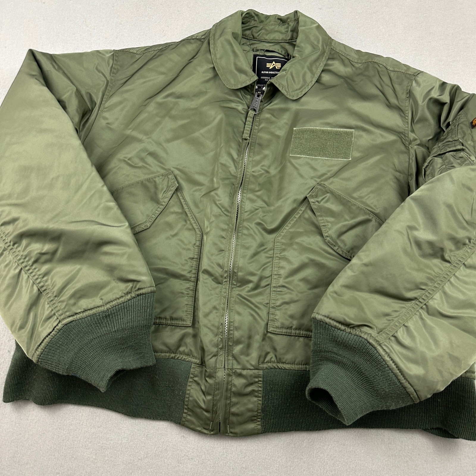 Alpha Industries Jacket Men Extra Large Green CWU… - image 3
