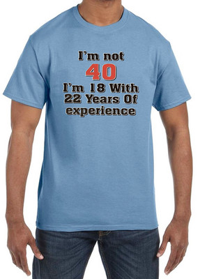Turning 40 Funny 40th Birthday Shirts Mens Graphic Tees Gag Gifts Funny Birthday