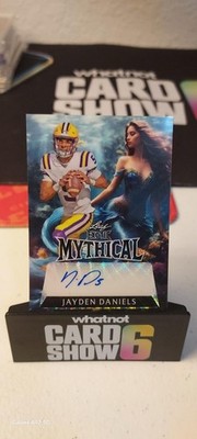 🔥Jayden Daniels 2024 Leaf Exotic Mythical Autograph AUTO RC 1/1 True 1/1