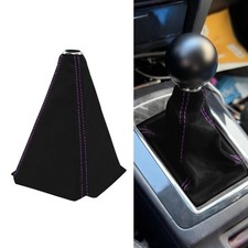 Car Shift Boot Cover, Stick Shift Cover, Suede Leather Manual Automatic Car S...
