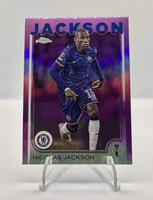 スポーツ選手 TOPPS Chrome 2024-25 Topps Chrome UCC Ethan Nwaneri Refractor Auto | eBay