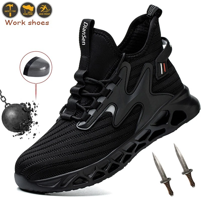 Work Safety Shoes For Men Lightweight Protective shoes Sneakers Indestructible