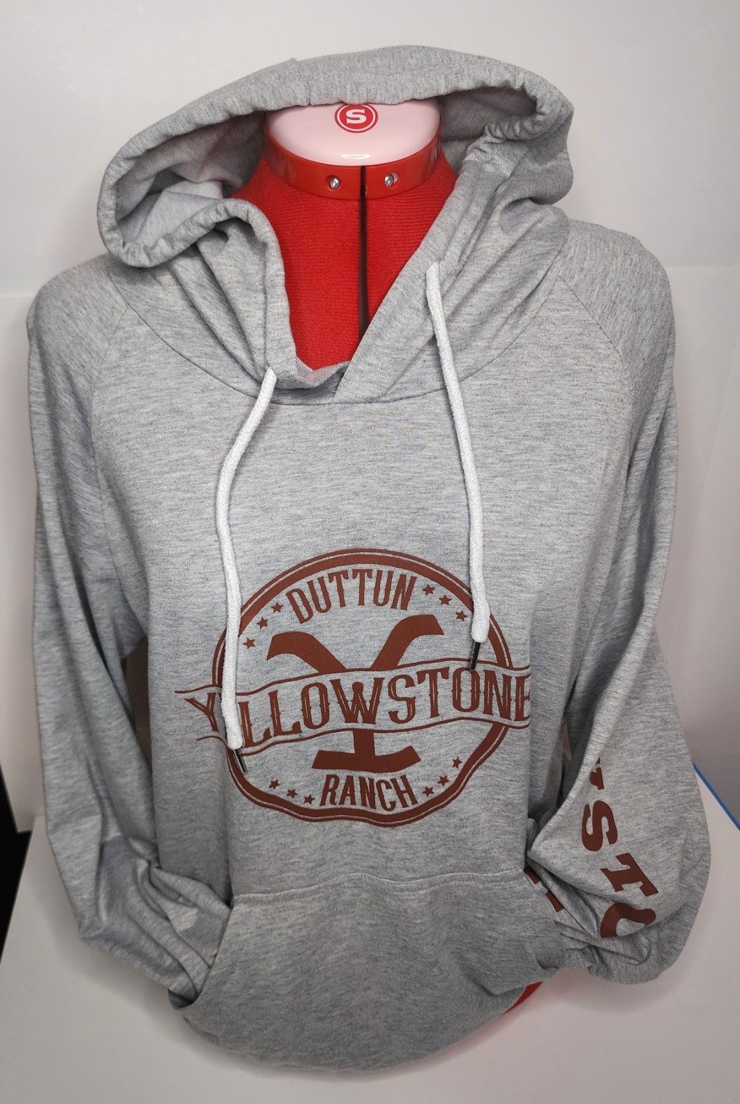 Yellowstone Dutton Ranch Gray Pullover Hoodie Wom… - image 1