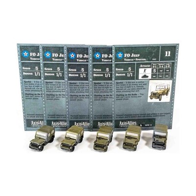 WotC Axis & Allies Contested Skies FO Jeep (U) x5 NM