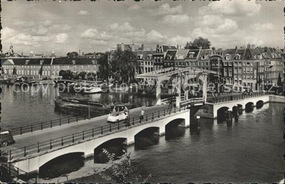 Amsterdam Niederlande Magere Brug over de Amstel Bruecke