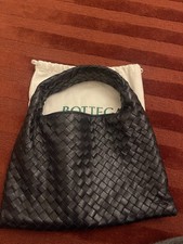 Bottega Veneta hop Bag In Navy With Dustbag