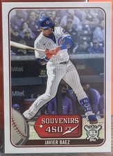 2021 Topps Big League - Souvenirs Javier Báez #SO-7