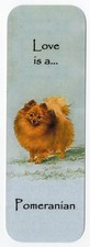 POMERANIAN DOG BOOKMARK SAME IMAGE BOTH SIDES GREAT GIFT