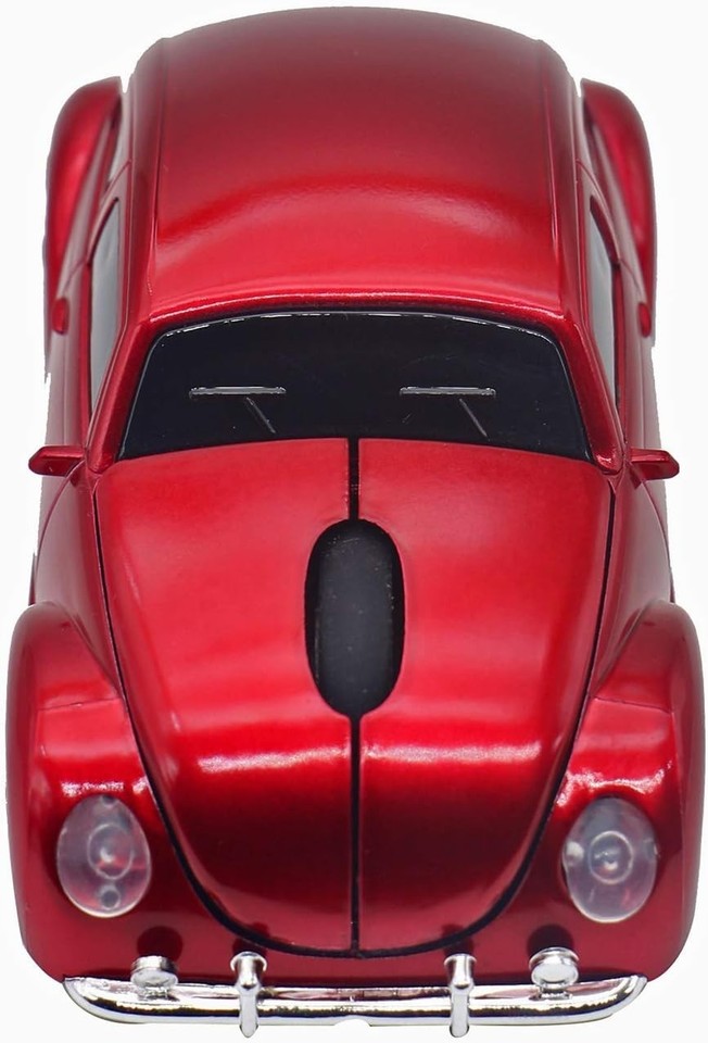 VW Beetle Wireless Sports Car Shape Mouse Mice Computer Laptop PC ...