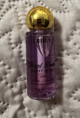 TRULY Glazed Donut Lip Oil Purple with Peptide + Ceramide, Softening 0.42