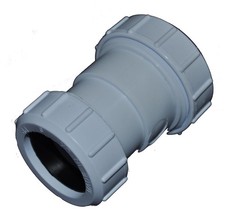Compression 40mm x 32mm Waste Pipe Reducing Coupling - FREE Next-Day Delivery