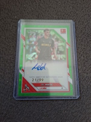 Topps Bundesliga Chrome 25 26 Autograph 21/99 Eric Martel