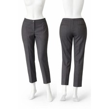 vtg Harv  Benard Wool Pinstripe Dress Pants Petite 8P Career Work Tailored