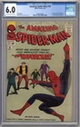 AMAZING SPIDER-MAN #10 CGC 6.0 OFF-WHITE TO WHITE PAGES 1964