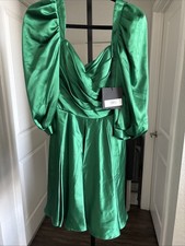 Ieena for Mac Duggal Green Dress 26930 Size 2