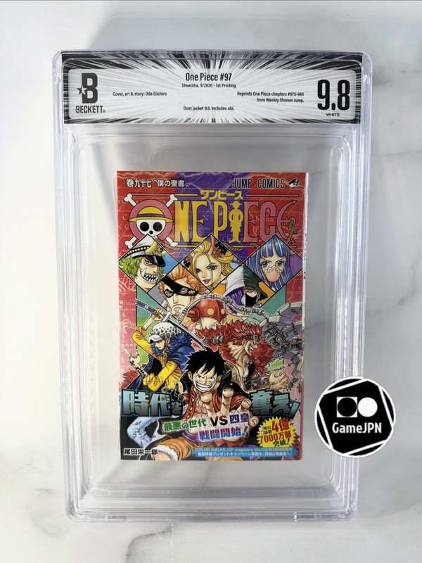 BGS 9.8 One Piece #97 Vol 97 2020 1st Printing Edition Graded Manga Jump Comics