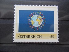 Österreich PM - Kinder auf Weltkugel (998)
