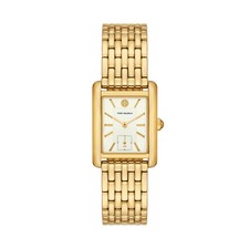 Tory Burch Eleanor Gold-Tone 34mm Ivory Dial Women's Watch TBW1060