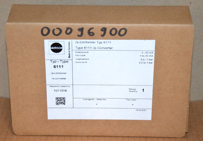 Samson Typ 6111 i/p-Umformer NEU OVP