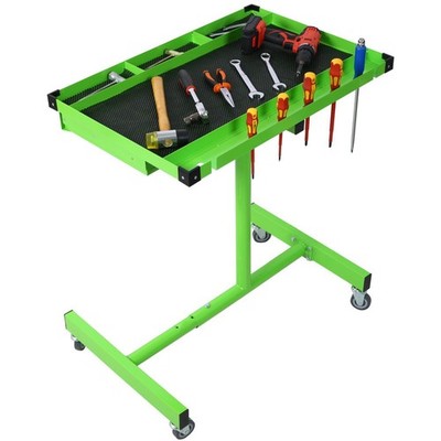 Adjustable Tear Down Work Table with Drawer for Garages, Repair Shops, and