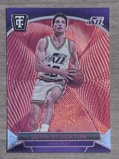 2024-25 Panini Totally Certified #192 John Stockton Red Platinum # /149 Jazz HOF