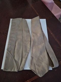 Vintage US Army WW2 Garrison Cap & Khaki Tie