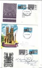 GB 1966 fdc--Westminster x3 diff. covers