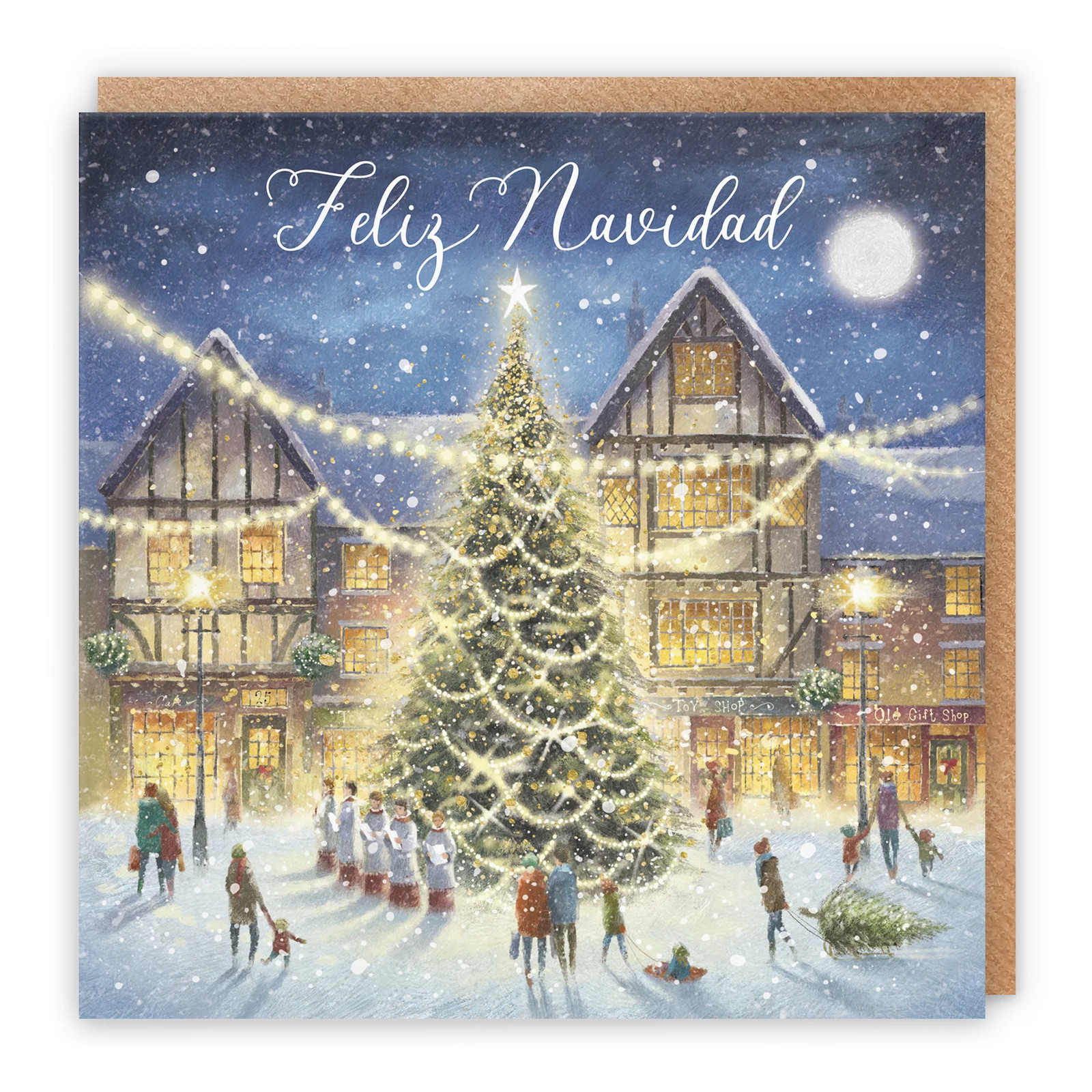 Spanish Language Christmas Card 'Christmas Eve' Milo's Gallery