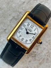 Cartier Tank Must, Medium, 18K Vermeil Gold, Ref 2415, Stunning