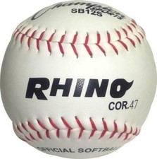Softball 12-Inch NFHS Slow Pitch Syntex Leather Champion Rhino SB12S
