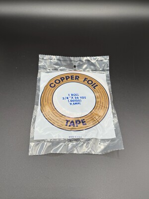3/8'' EDCO 1.25 mil Copper Foil Tape