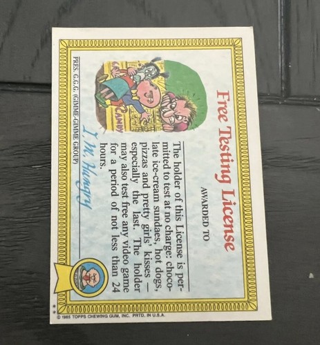 Garbage Pail Kids Series 1 1985 completa tu conjunto GPK 1st U Pick OS1 2/2 LEER - Imagen 246 de 258