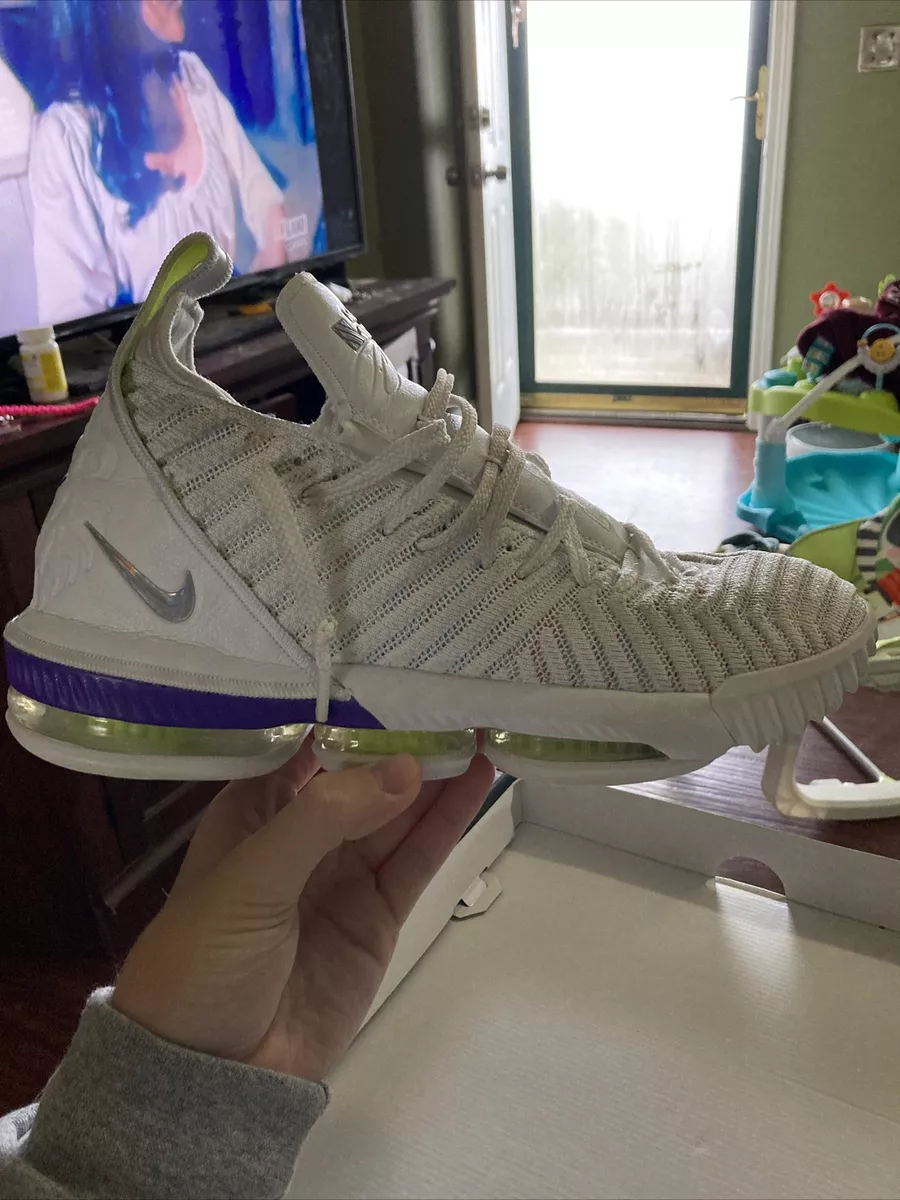 Lebron 16 Size 13 White Multi Color Hyper Grape