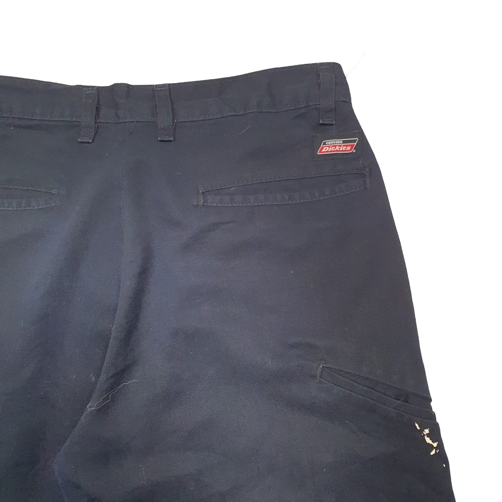 DICKIES Black Chino Cotton Shorts Mens W29 image 2