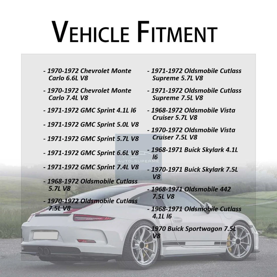 Juego de cables de freno de estacionamiento traseros 2 piezas para Chevrolet El Camino 1970-1972 6,6 L Foto 3 de 4