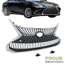 Grill For 2019-2022 Lexus ES300H ES350 Front Bumpe Grille  & Side Trim Molding