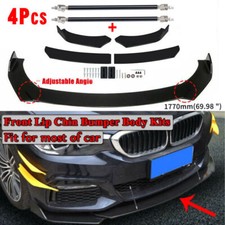 Universal For Bmw Car Front Bumper Lip Spoiler Splitter Body Kit Strut Rods Universal For Bmw Car Front Bumper Lip Spoiler Splitter Body Kit Strut Rods